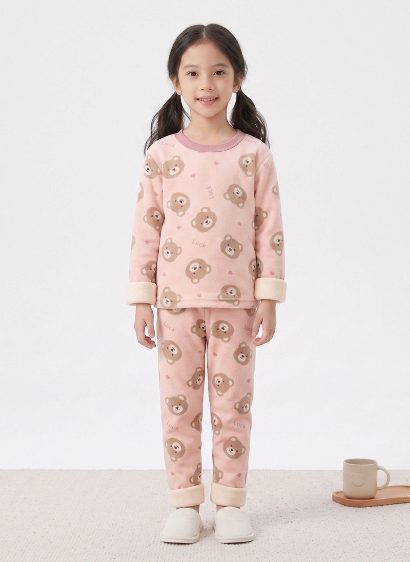 PIJAMA CHIPORRO INVIERNO NIÑO NIÑA POLAR TERMICO - 2