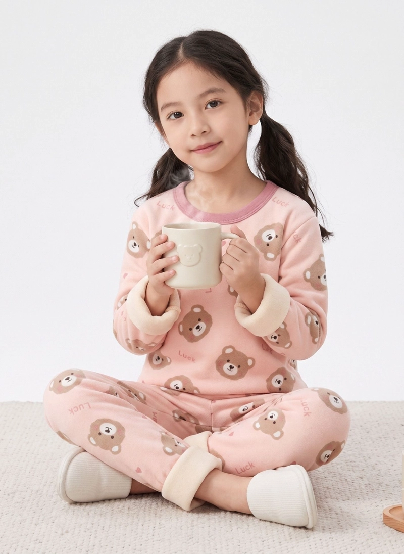 PIJAMA CHIPORRO INVIERNO NIÑO NIÑA POLAR TERMICO - 3