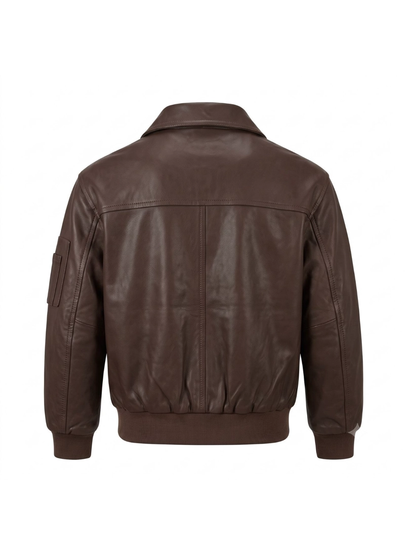 CHAQUETA ECOCUERO NINO ESTILO AVIADOR BIKER INVIERNO - 5