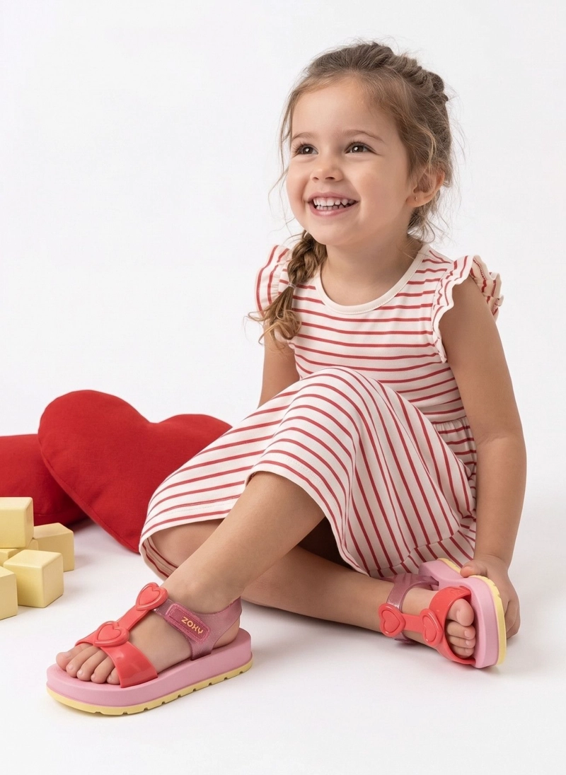 SANDALIA ZAXY NIÑA HEART SAND BABY CHALA - 4