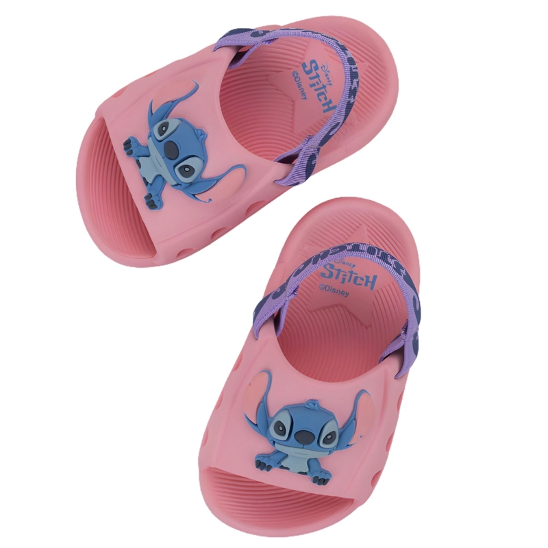 SANDALIA INFANTIL DE BEBE STITCH DISNEY ROSA - 3