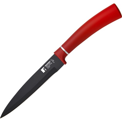 SET 3 CUCHILLOS + BARRA MAGNETICA ACERO INOX ROJO CLASSIQUE - 4