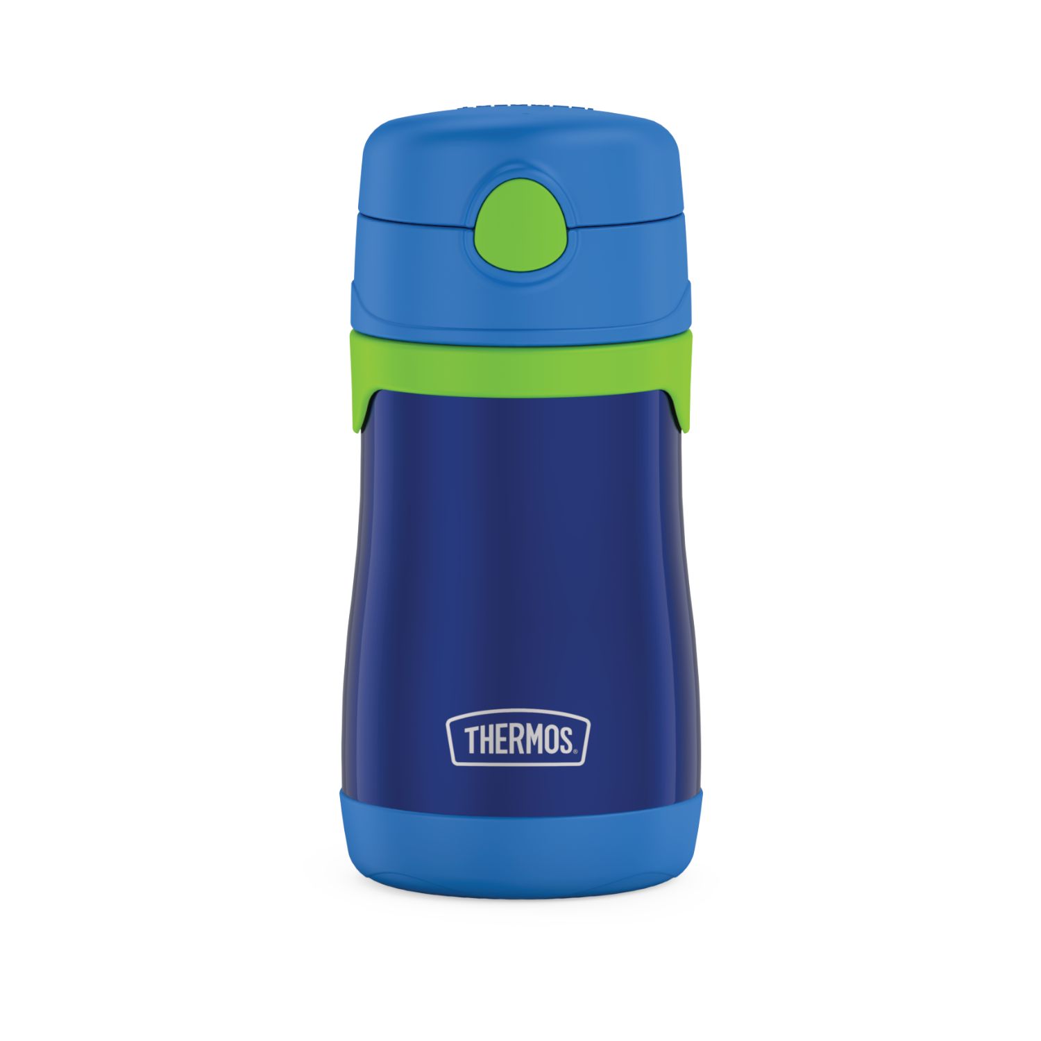 BOTELLA CON BOMBILLA THERMOS SIPPY KIDS 290ML AZUL - 1