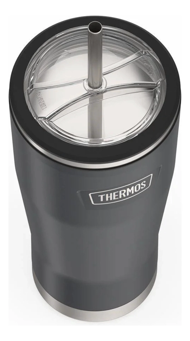 TERMO MUG ICON ACERO CON BOMBILLA 710ML GRAFITO - 3