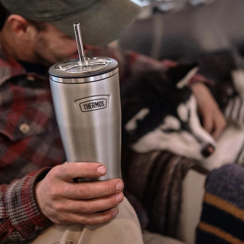 TERMO MUG ICON ACERO CON BOMBILLA 710ML GRAFITO - 6