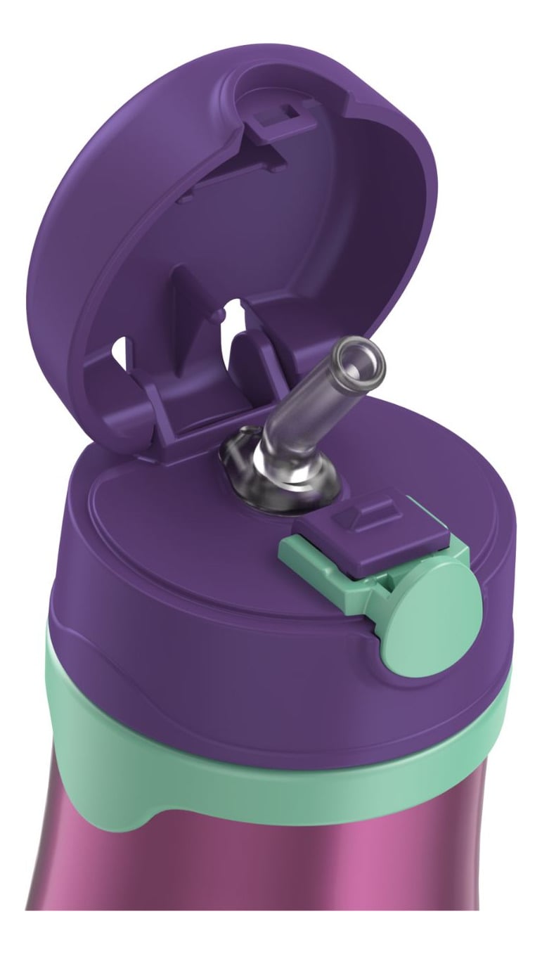 BOTELLA CON BOMBILLA THERMOS SIPPY KIDS 290ML MORADO - 4