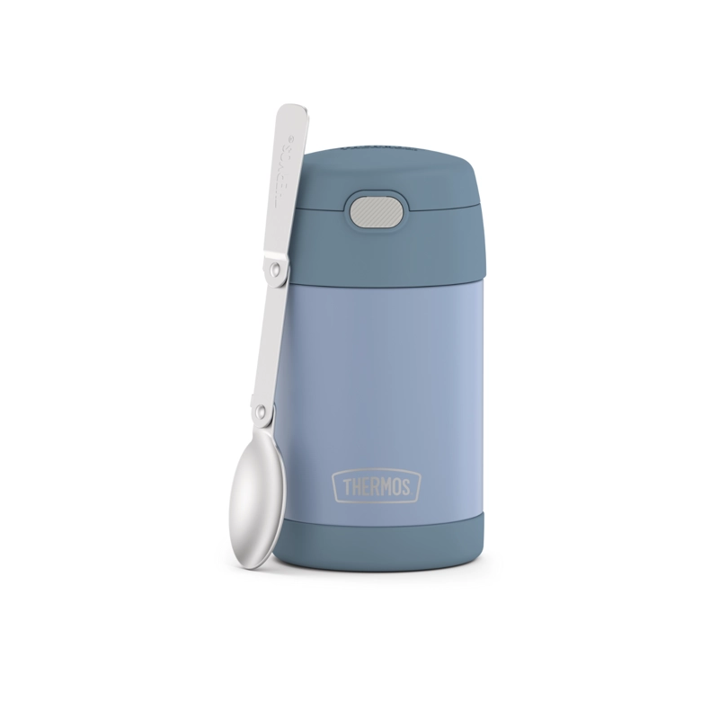 TERMO COMIDA 470ML FUN ACERO INOXIDABLE AZUL - 4