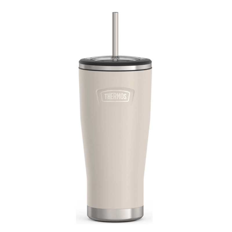 TERMO MUG ICON ACERO CON BOMBILLA 710ML BEIGE - 1