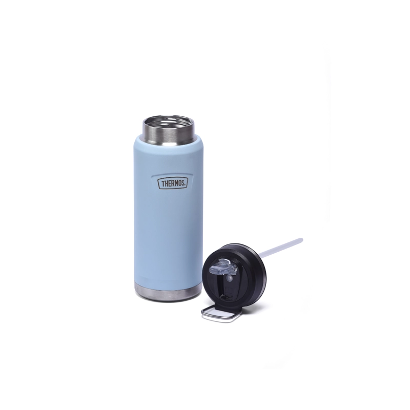 BOTELLA DE AGUA ACERO INOXIDABLE ICON 1.2LT THERMOS AZUL - 2