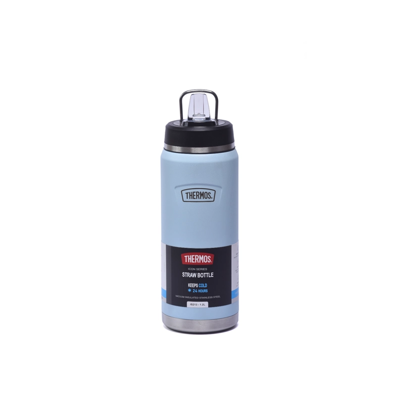 BOTELLA DE AGUA ACERO INOXIDABLE ICON 1.2LT THERMOS AZUL - 4