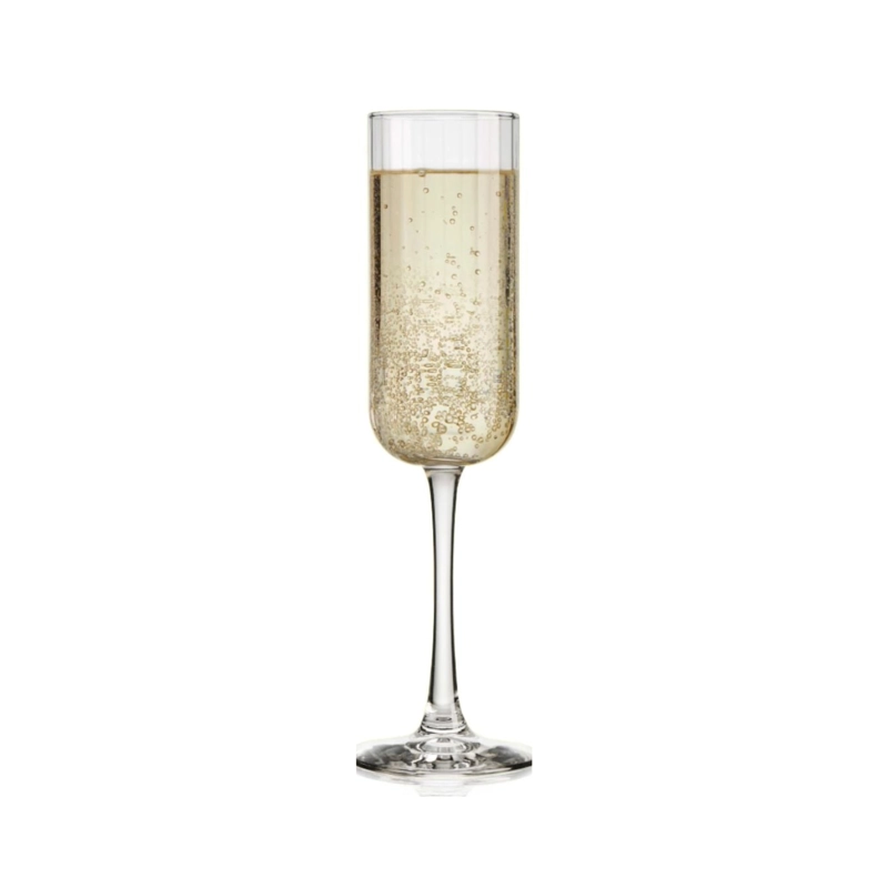 SET 4 COPAS ESPUMANTE FLAUTA PANELLO 221 ML-LIBBEY - 4