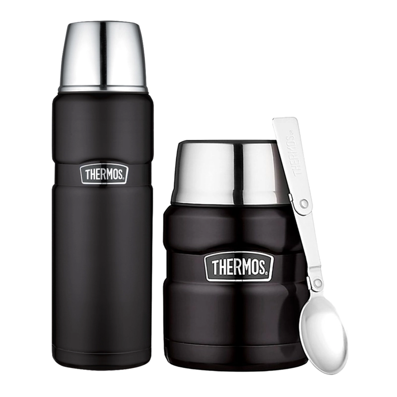 PACK TERMO DE COMIDA +LIQUIDO KING NEGRO - 1