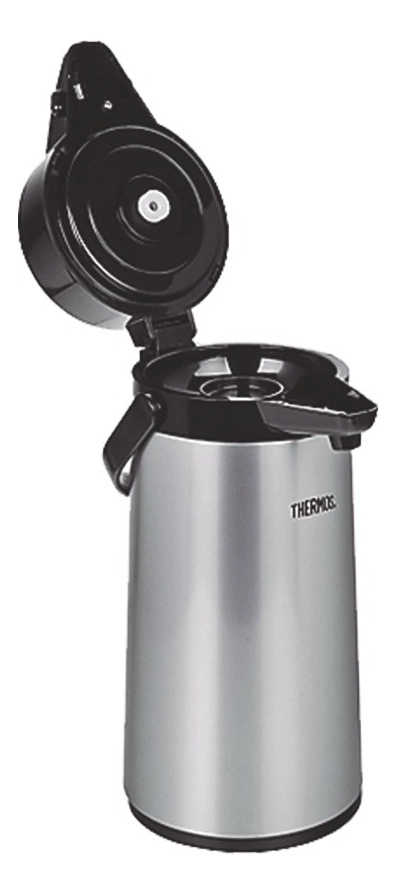 THERMO SIFON DE VIDRIO 1.9LT COLOR ACERO C/CAJA - 6