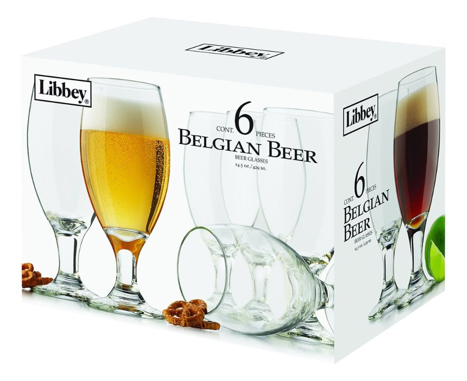 SET 6 COPAS CERVEZA BELGUIM 429 ML - 1