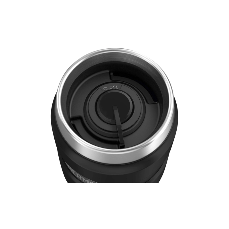 TERMO MUG ACERO INOXIDABLE 470ML KING NEGRO - 5