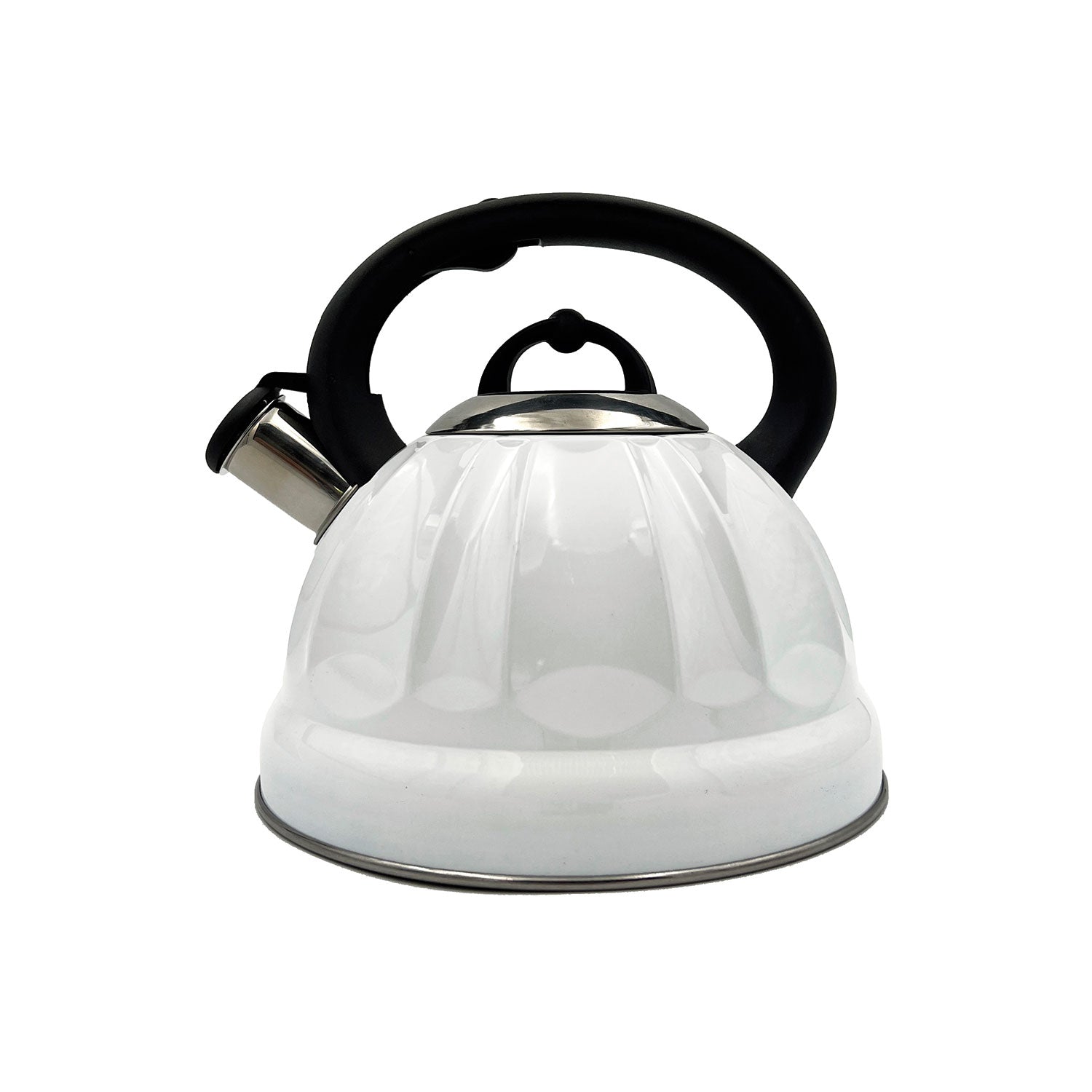 TETERA DE ACERO INOXIDABLE BARI BLANCA 3LT - 1