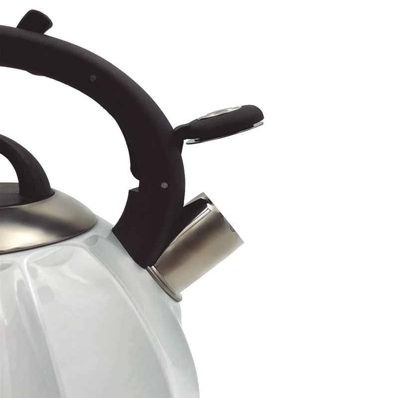 TETERA DE ACERO INOXIDABLE BARI BLANCA 3LT - 3