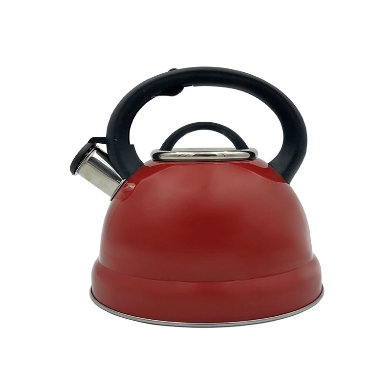 TETERA DE ACERO INOXIDABLE VIENA ROJA 3LT - 1