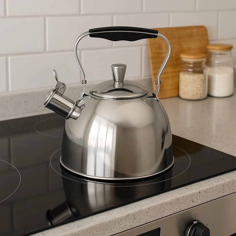 TETERA DE ACERO INOXIDABLE OSLO PLATEADA 3LT - 2