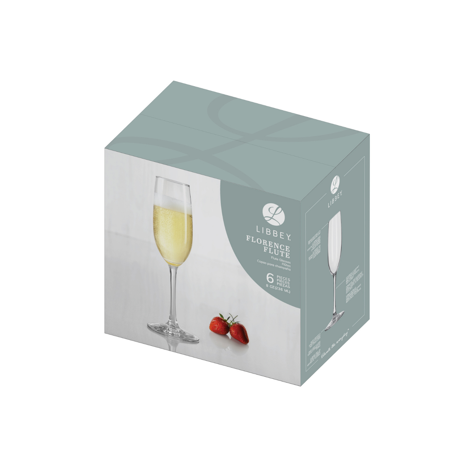 SET 6 COPAS FLAUTA FLORENCE 236ML - 3
