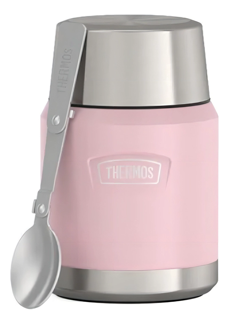 TERMO COMIDA ACERO INOXIDABLE ICON 470ML PINK - 1