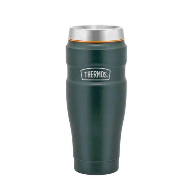 TERMO MUG ACERO INOX KING 470ML MATT GREEN - 1