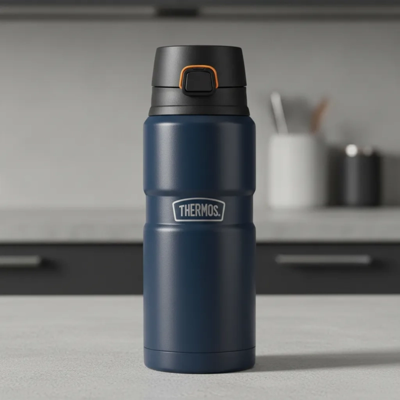 BOTELLA ACERO INOX KING 710ML MATT NAVY - 3