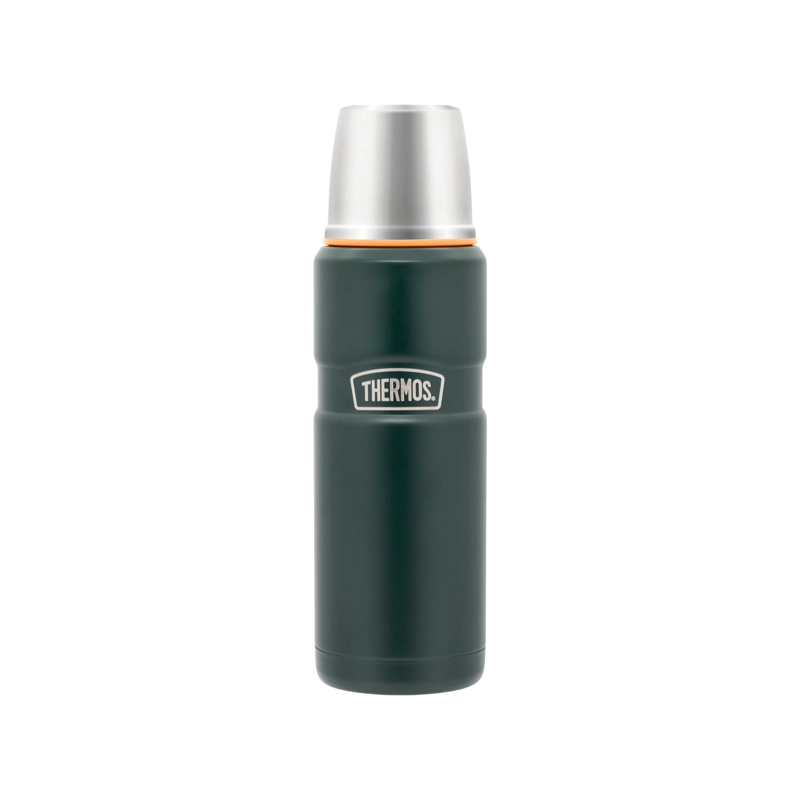 TERMO LIQUIDO ACERO INOX KING 470ML MATT GREEN - 1