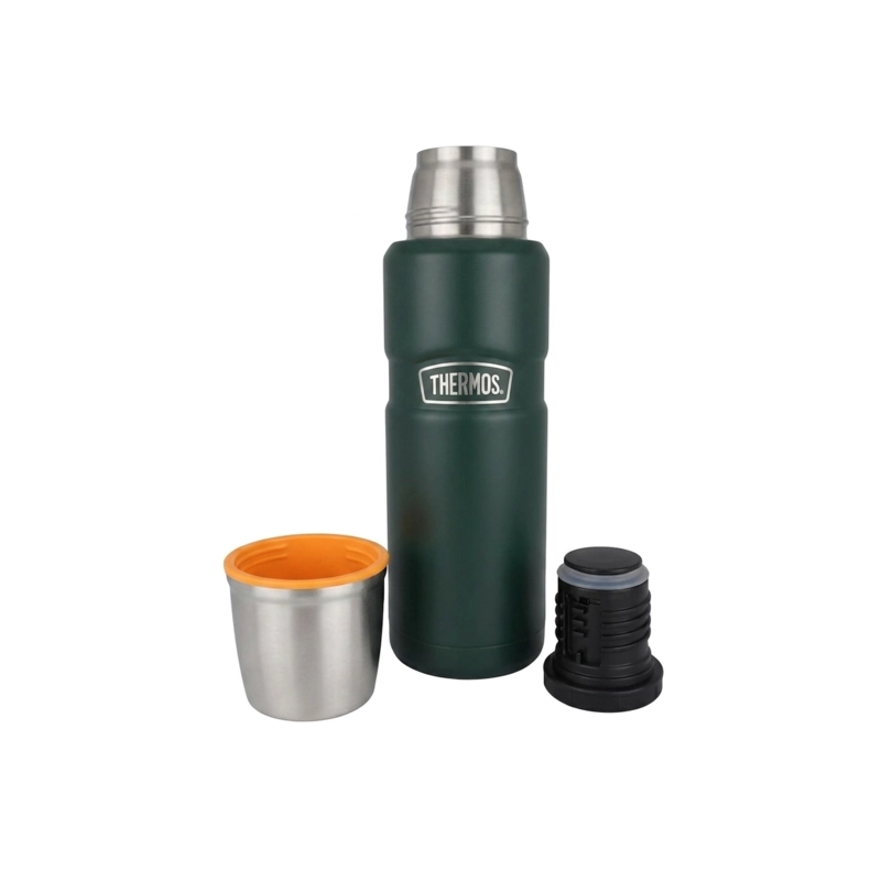 TERMO LIQUIDO ACERO INOX KING 470ML MATT GREEN - 3