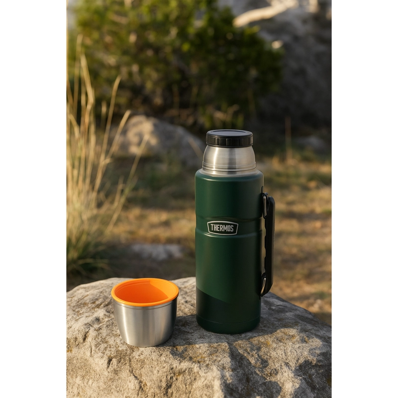 TERMO LIQUIDO ACERO INOX KING 2L MATT GREEN - 4