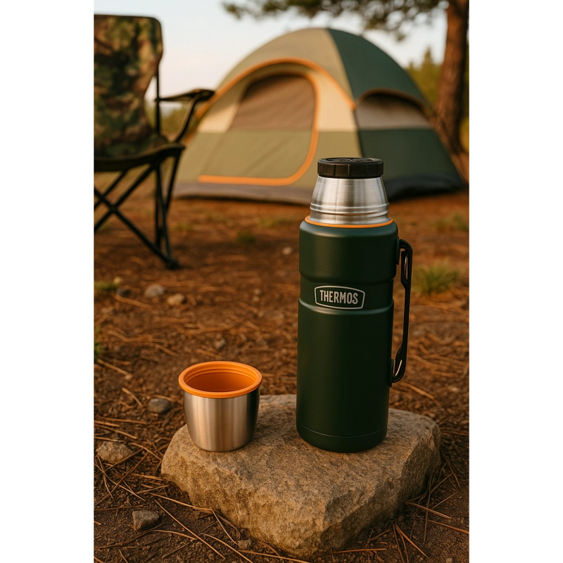 TERMO LIQUIDO ACERO INOX KING 1,2L MATT GREEN - 3