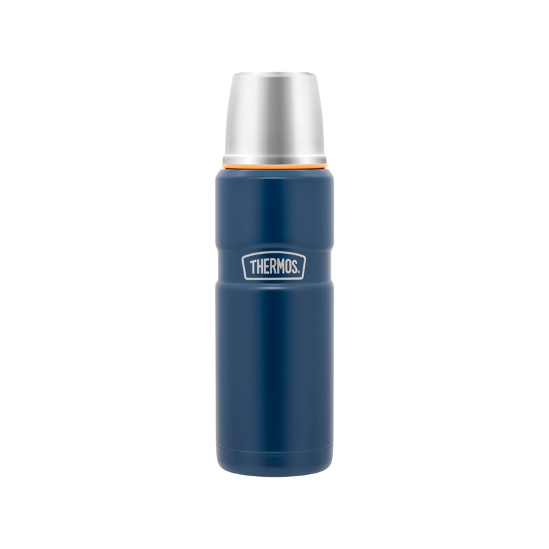 TERMO LIQUIDO ACERO INOX KING 470ML MATT NAVY - 1