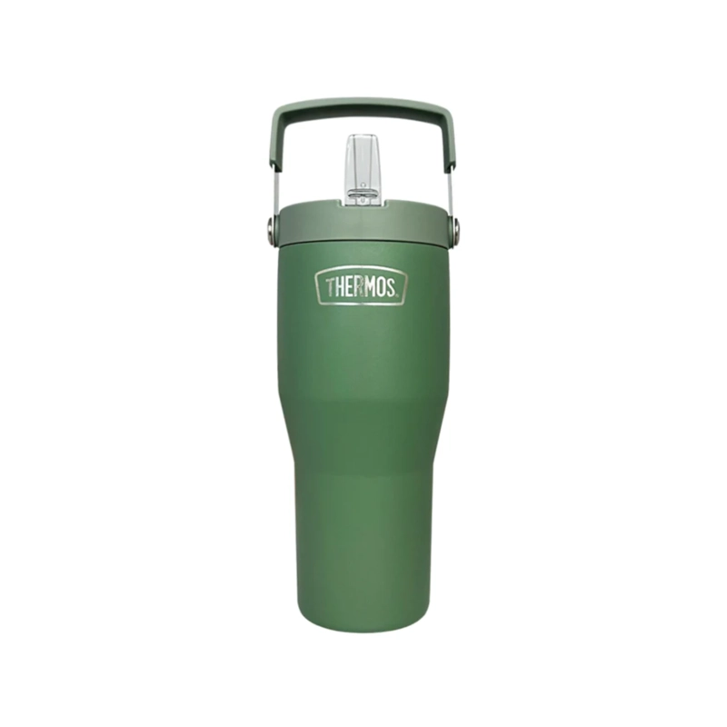 BOTELLA TRAVEL MUG FLIPLID INOX OUTDO 850ML VERDE - 1