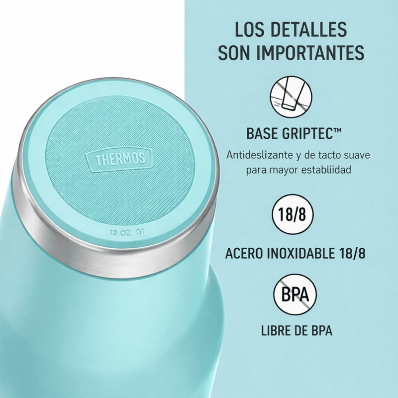 VASO TERMICO THERMOS MUG ACERO INOX ICON 1.2 LT SEA GREEN - 3