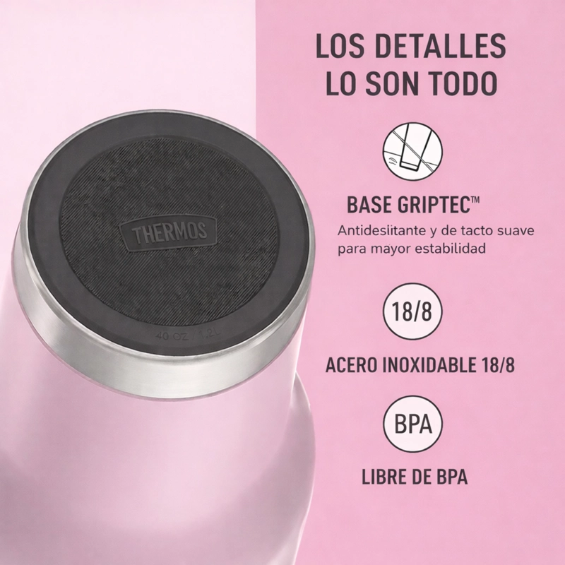 TRAVEL MUG AC INOX ICON 1.2L SUNSET PINK - 3