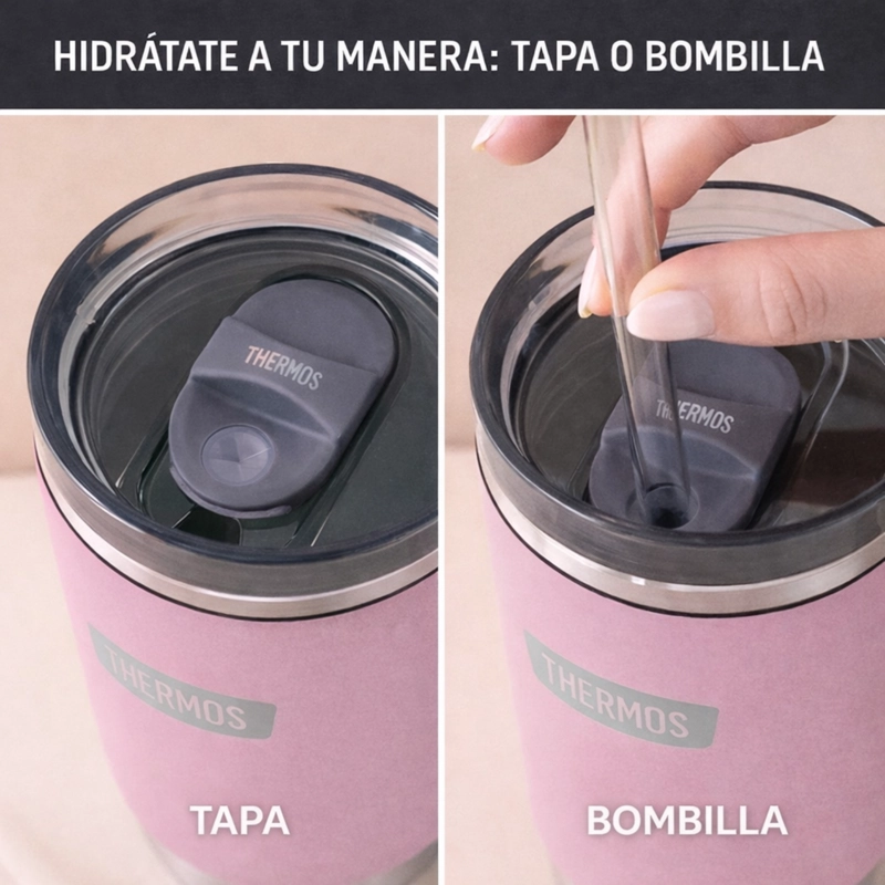 TRAVEL MUG AC INOX ICON 1.2L SUNSET PINK - 4