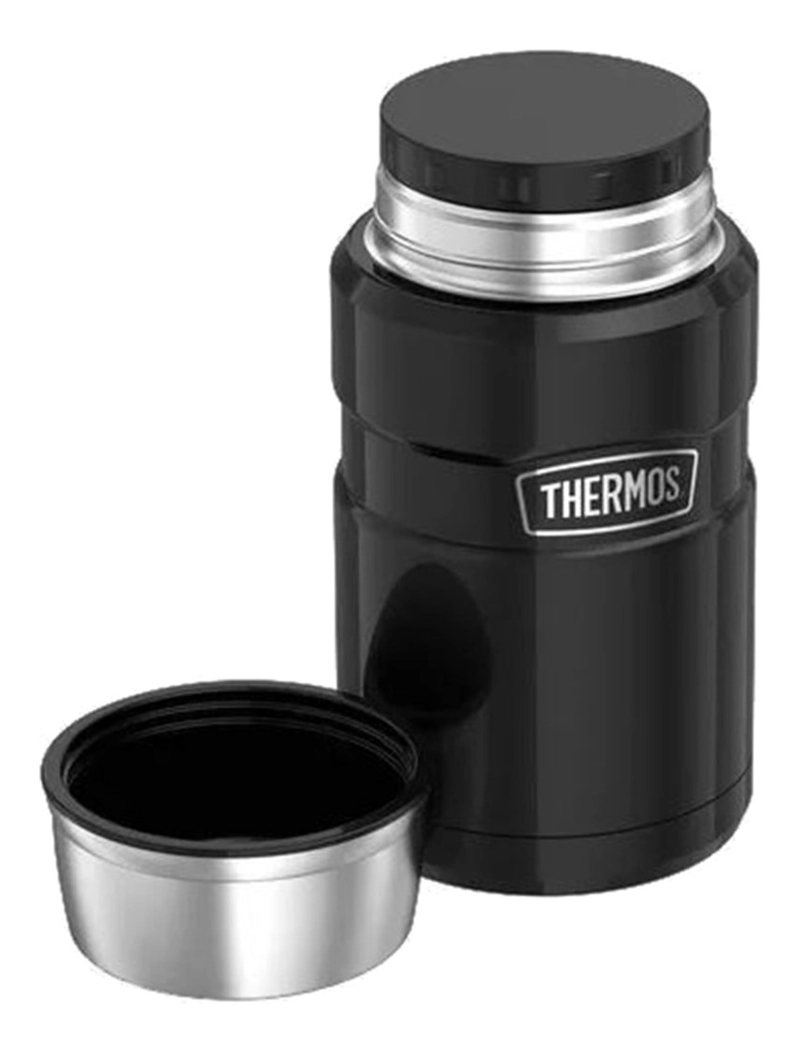 TERMO COMIDA 710ML KING ACERO INOX NEGRO - 3
