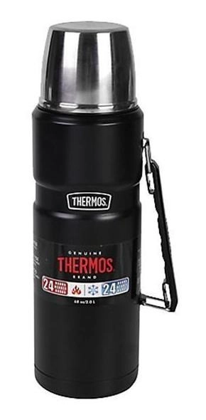 TERMO LIQUIDO KING ACERO INOX 2 LITROS NEGRO - THERMOS - 8