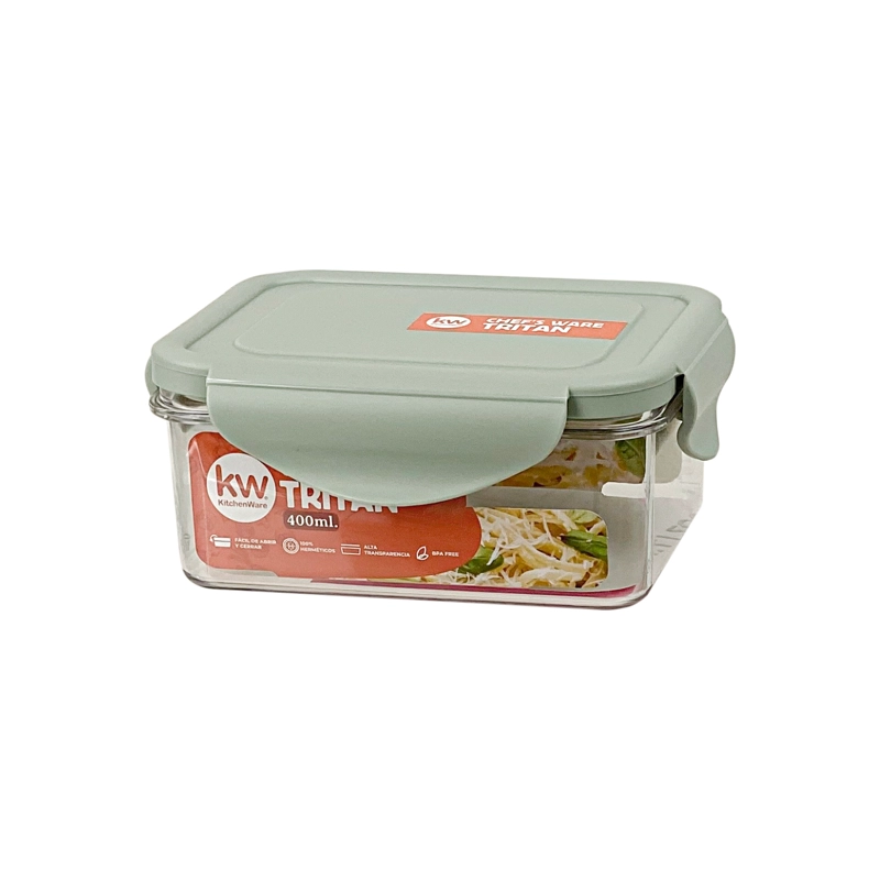 CONTENEDOR TRITAN RECT 400 ML - 1