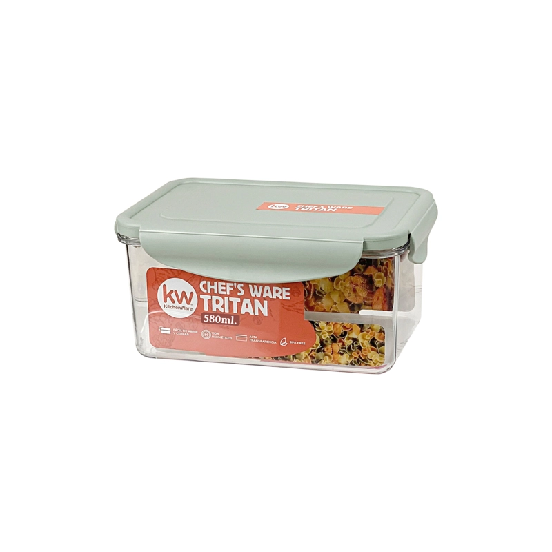 CONTENEDOR TRITAN RECT 580 ML - 1