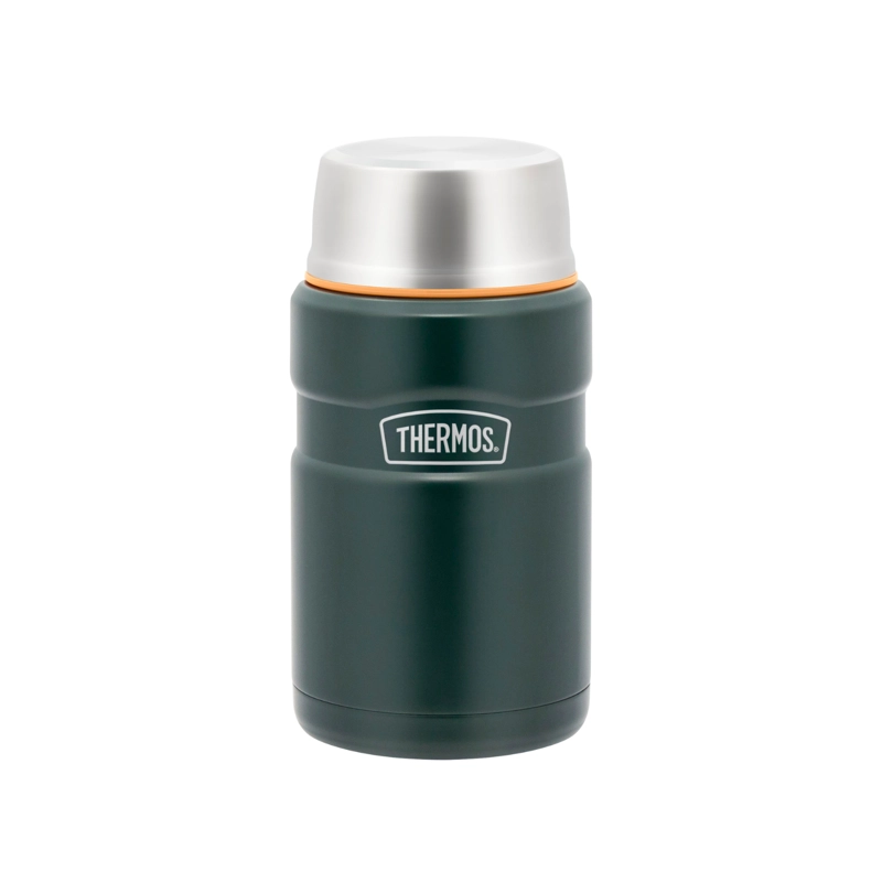 TERMO COMIDA ACERO INOX KING 710ML MATT GREEN - 1