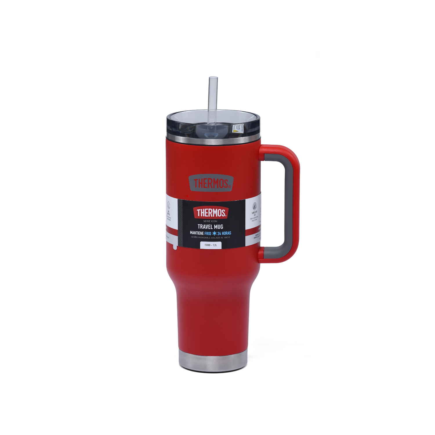 VASO TERMICO THERMOS MUG ACERO INOX ICON 1.2 LT CRIMSON - 7