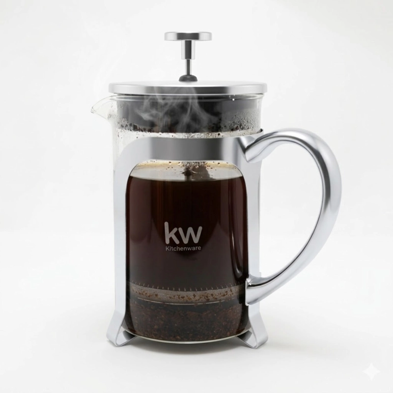 CAFETERA  PRENSA FRANCESA VIDRIO 800ML - 6