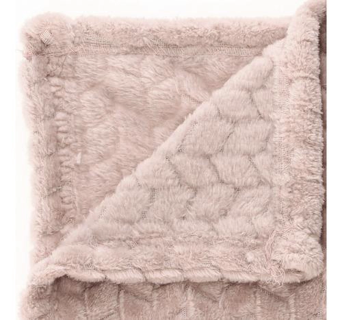 FRAZADA ANDES JACQUARD FLANNEL ROSA 2 PLAZA - 5