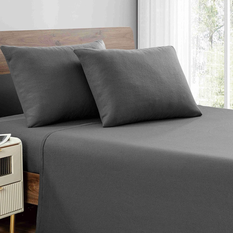 SABANA ANDES POLAR LISA GRIS 1.5 PLAZA - 1