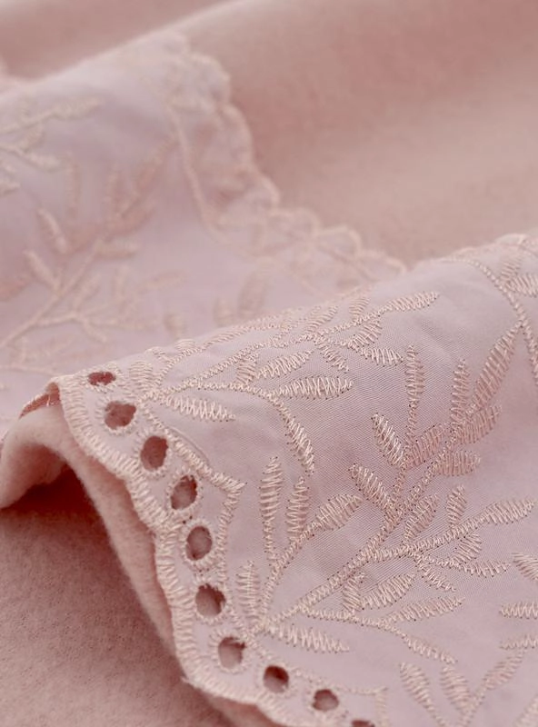 SABANA ANDES POLAR BRODERIE ROSADO 1.5 PLAZA - 4