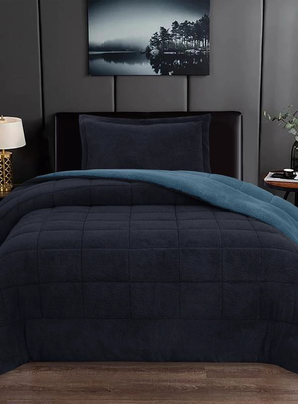 PLUMON ANDES SHERPA BICOLOR AZUL 1.5 PL - 1