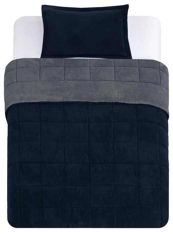PLUMON ANDES SHERPA BICOLOR GRIS 1.5 PL - 3