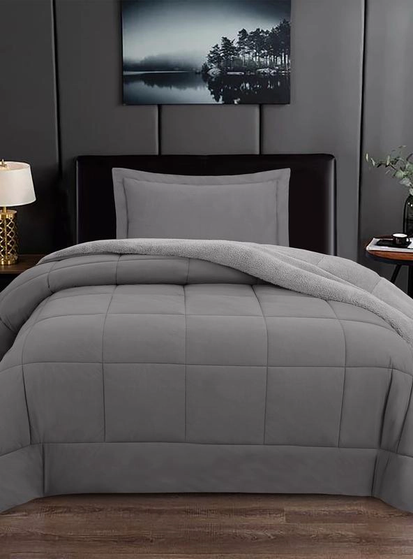 PLUMON ANDES VELVET MATTE GRIS 1.5 PL - 2