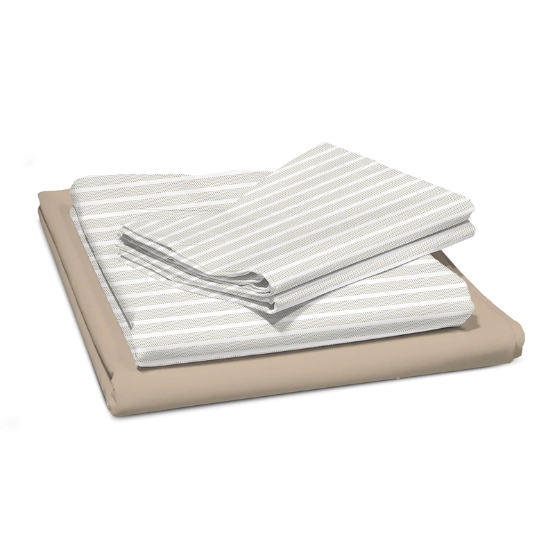 SABANAS ANDES 180 HILOS ESTAMPADA - TAUPE - 3